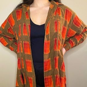 Momentodue Funky Flannel Top (Made in Italy)